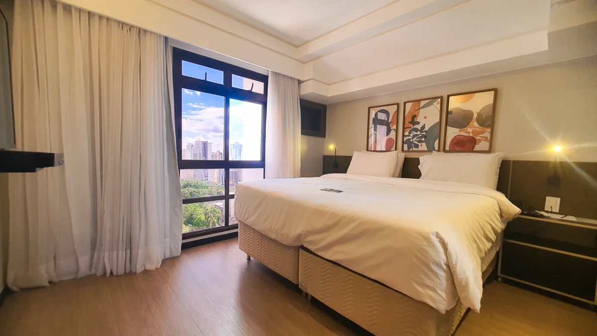 Fachada do Flat com 2 quartos Mobiliado no Golden Tulip