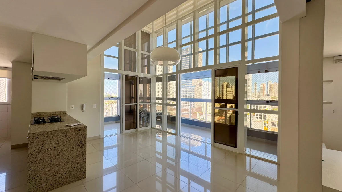 Fachada do Apartamento Duplex à Venda com 2 Suítes no Lounge 22 no Setor Oeste