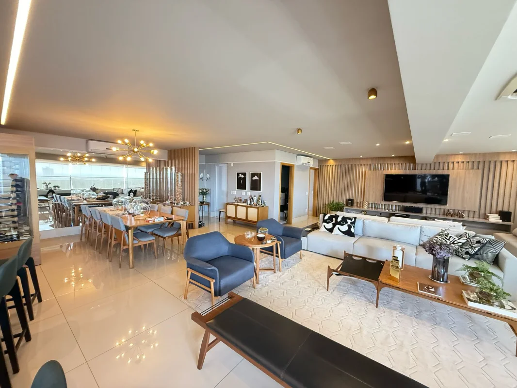 Fachada do Apartamento à Venda Mobiliado e Decorado no Poème Lago das Rosas