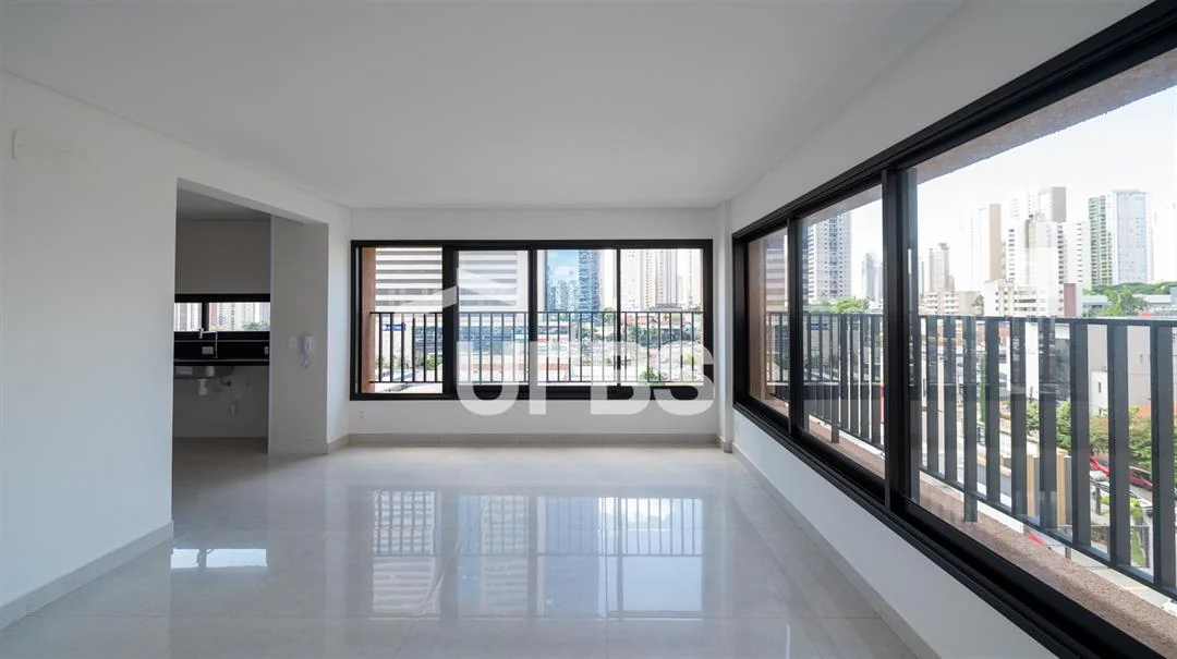 Fachada do Cristal Tower Setor Bueno - 122,81 m² / 3 suítes plenas / Elevador privativo / Rua T-27
