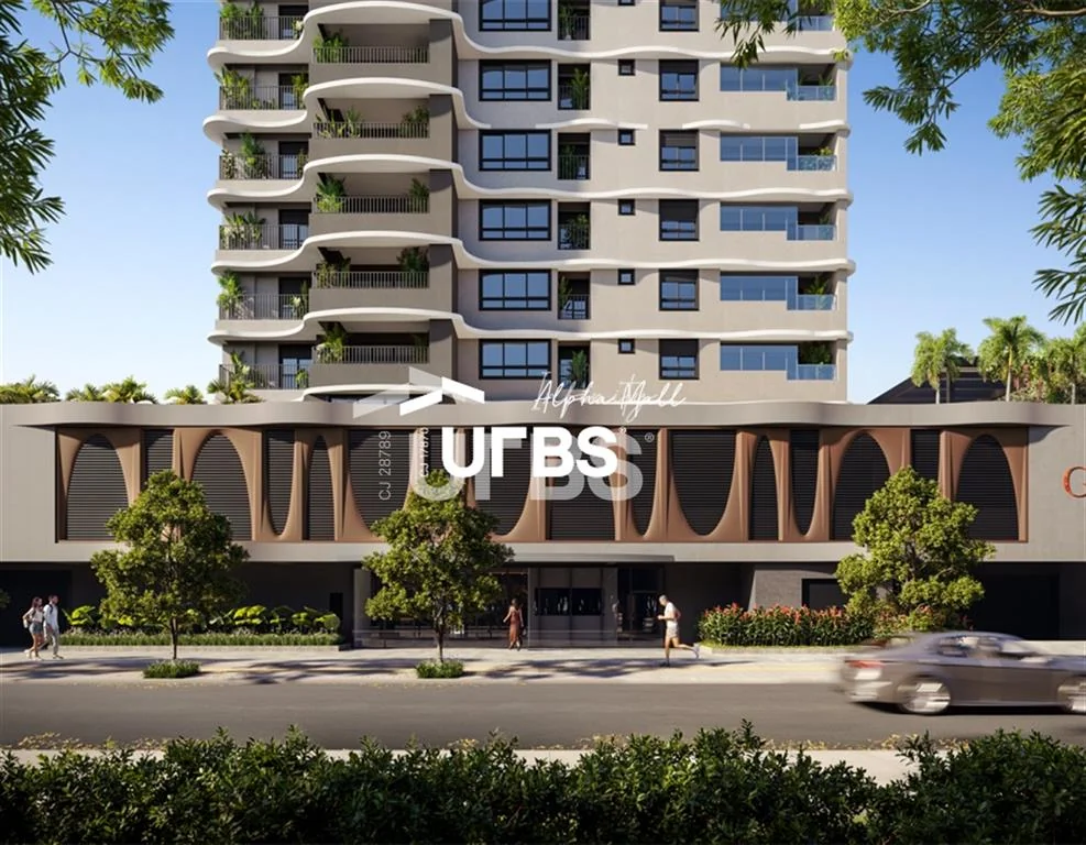 Fachada do Apartamento à Venda no Setor Bueno em Goiânia - Residencial Gaudi